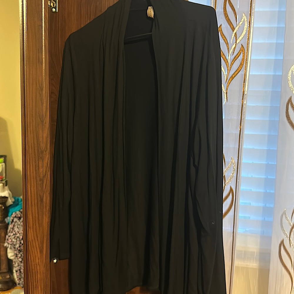 Black cardigan